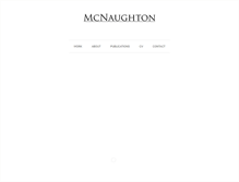Tablet Screenshot of mcnaughtonstudios.com